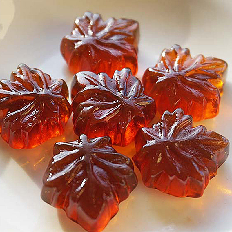 进口糖果礼盒加拿大特产枫叶糖枫糖棒棒糖儿童糖果无添加结婚喜糖