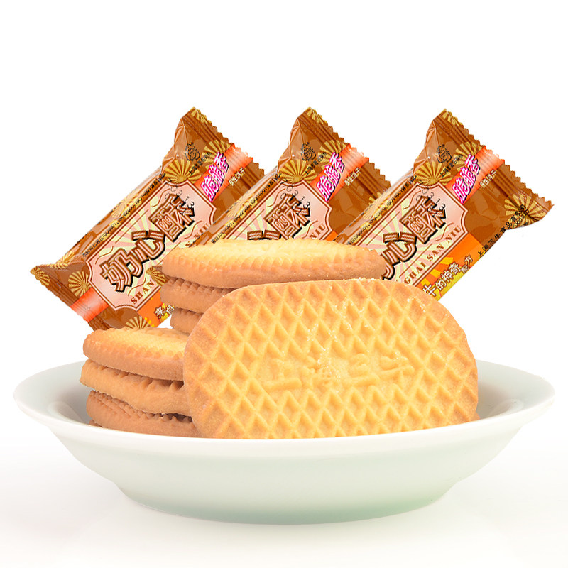 上海饼干香葱经典万年青高钙芝麻酥椰丝咸味零食酥性饼干