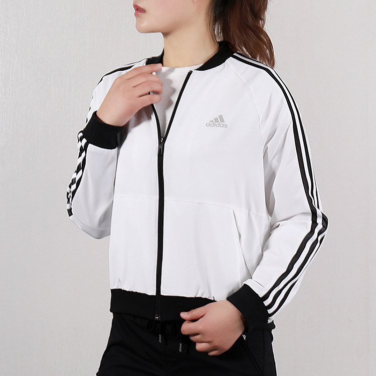 阿迪达斯套装2019春季新款运动服立领夹克外套官方运动套装