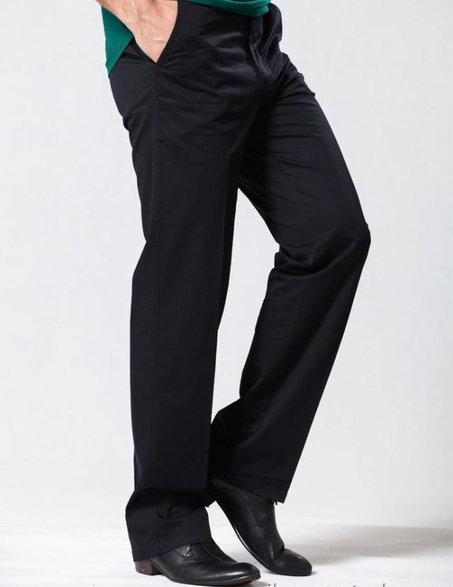 正品西部王男裤夏季薄型男裤无褶男裤宽松版男裤西部王休闲男长裤