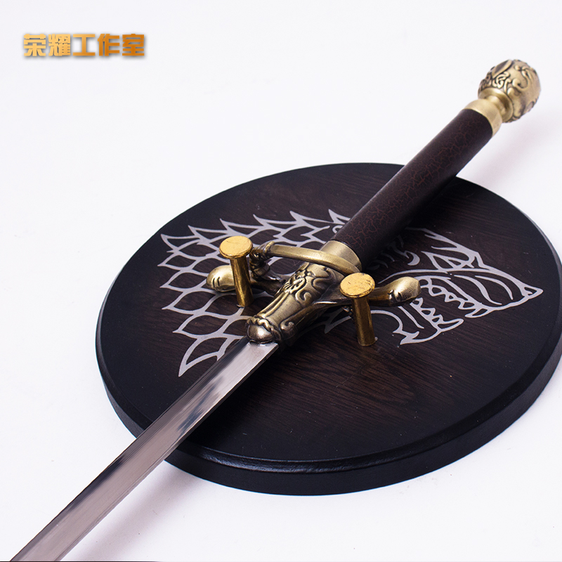 荣耀影视刀剑权利的游戏缝衣针冰与火之歌艾莉亚的武器装饰未开刃