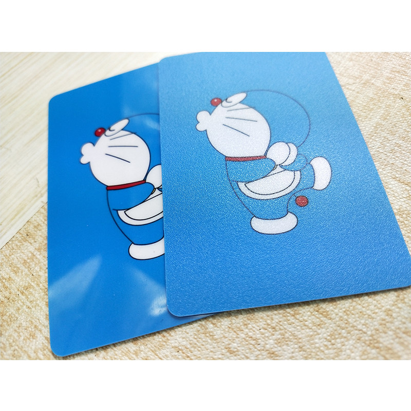 动漫手绘猫羽水晶卡贴磨砂学生饭卡贴纸定制动漫挂件