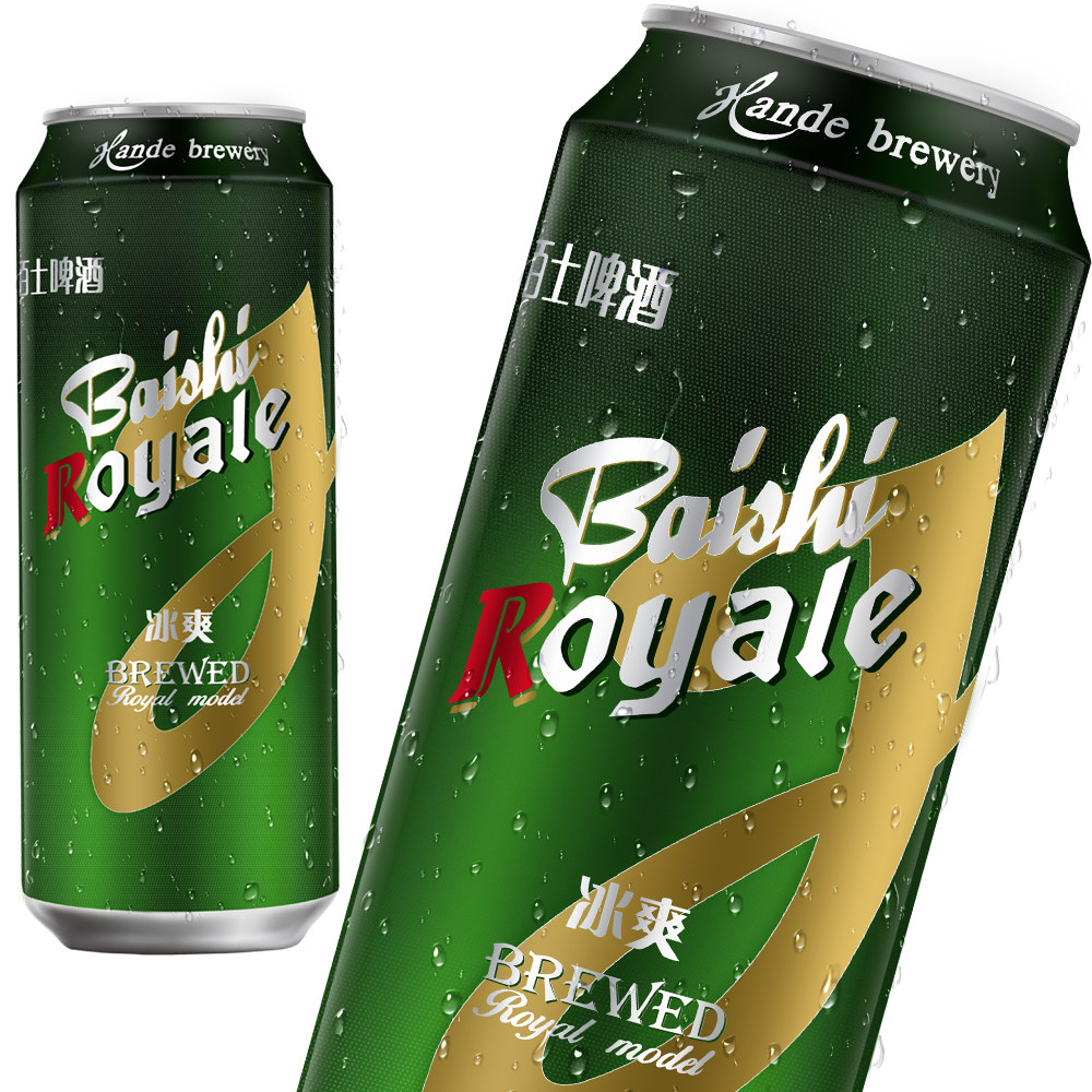 德国风味百士冰爽啤酒8度500ml24听进口大罐啤酒