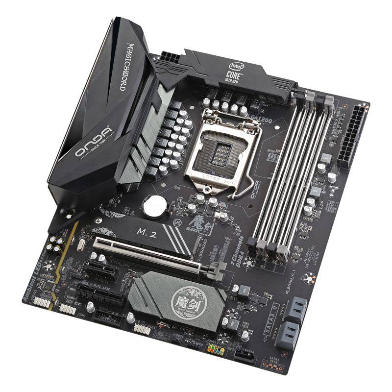 onda/昂达 b460魔剑版 1200针10代i5-10100f 10600kf主板cpu套装
