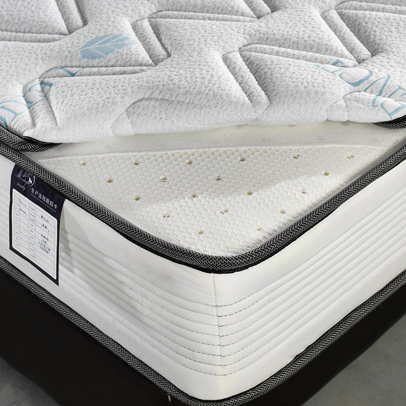 床垫moon天然乳胶天丝面料18米弹簧席梦思拆洗乳胶床垫