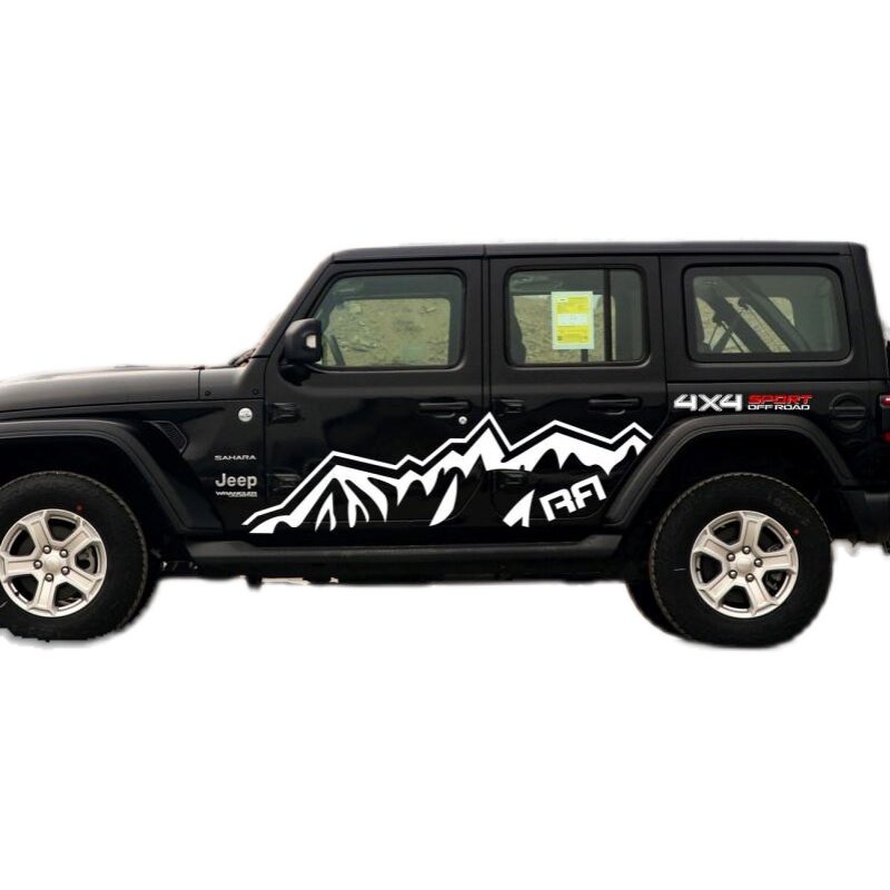 jeep牧马人车贴拉花4x4越野越野车车身卢比肯撒哈拉汽车装饰贴