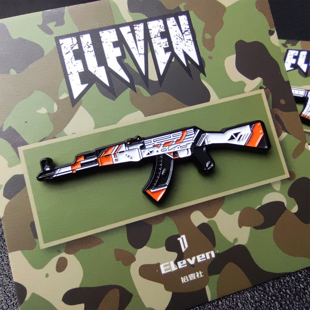 eleven原创csgo胸针awp二西莫夫皮肤ak47徽章胸针