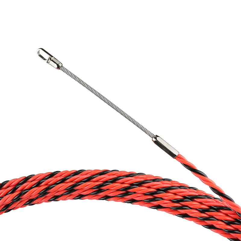 电工三股包钢芯双扁头弹簧过直角弯穿线器电线引线器暗装网穿管器