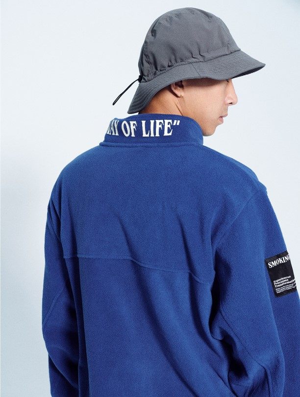 smokinglife2019秋装新款摇粒绒五色轻便卫衣套头外套潮牌夹克