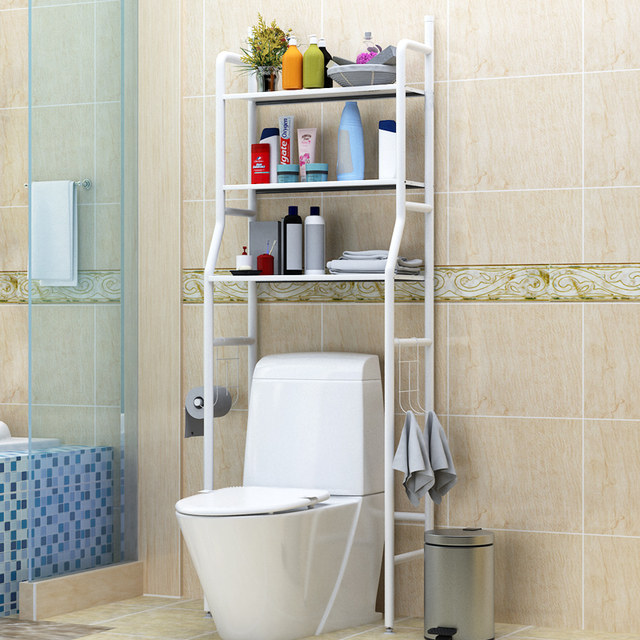Bathroom Wall bathroom shelf floor toilet washroom washstand bath toilet washing machine storage rack Bathroom Wall bathroom shelf floor toilet washroom washstand bath toilet washing machine storage rack