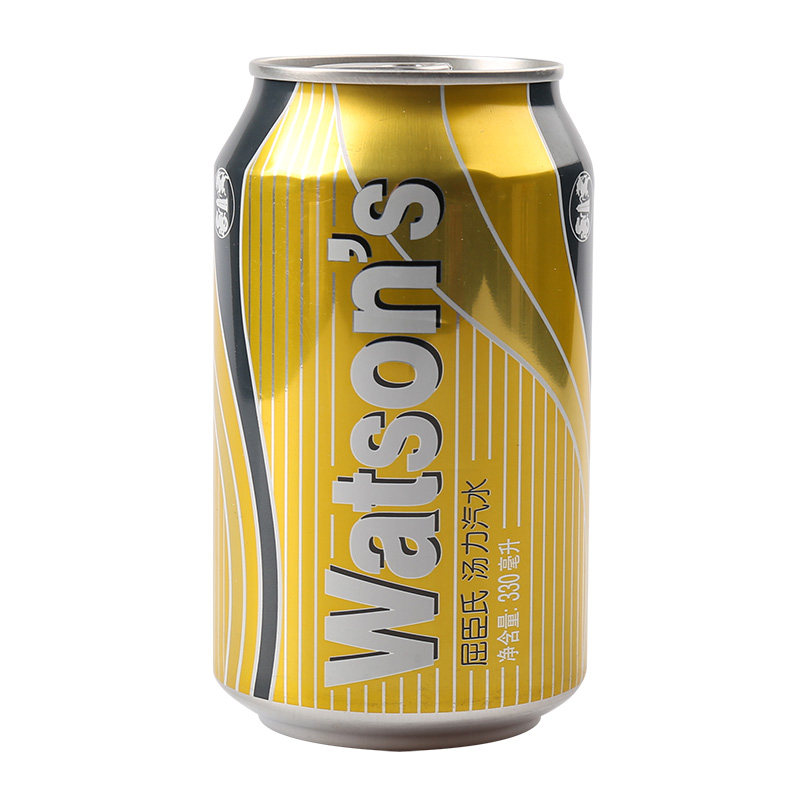 屈臣氏汤力汽水330ml*1罐易拉罐装调酒配料有气苏打水饮品饮料