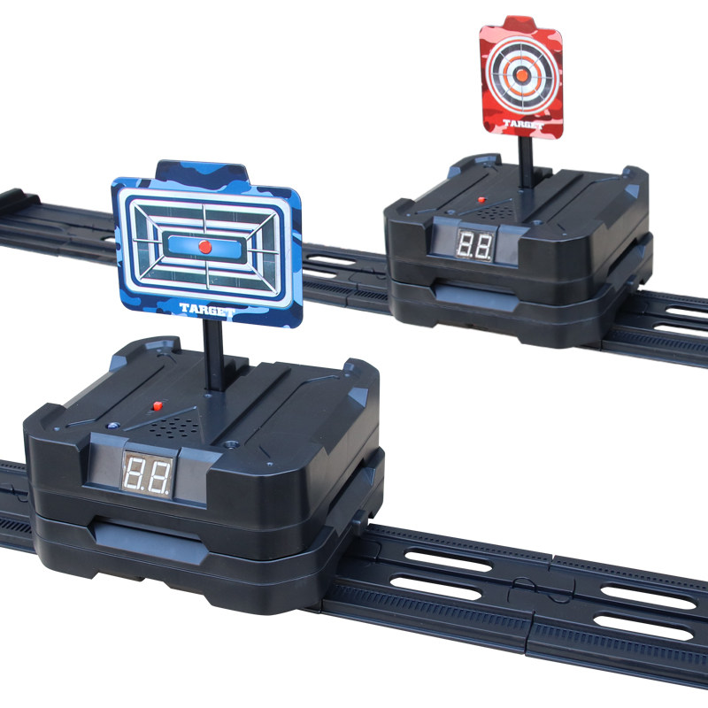 水弹枪移动靶射击练习电动靶子电子计分靶自动记分标靶室内外比赛