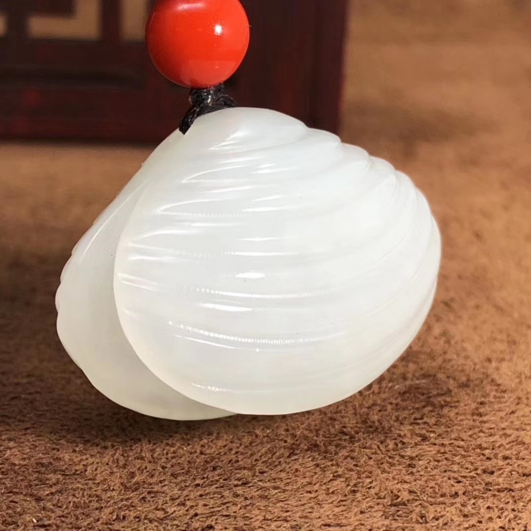 保真吊坠挂件平安宝贝贝整珍珠玉籽正品和田颈饰