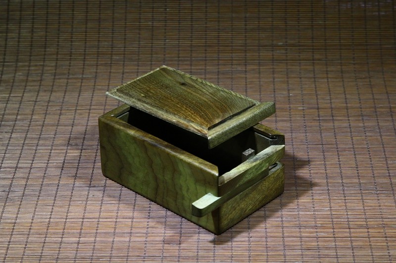 金丝楠木首饰首饰盒盒子实木手工机关鲁班文玩首饰盒