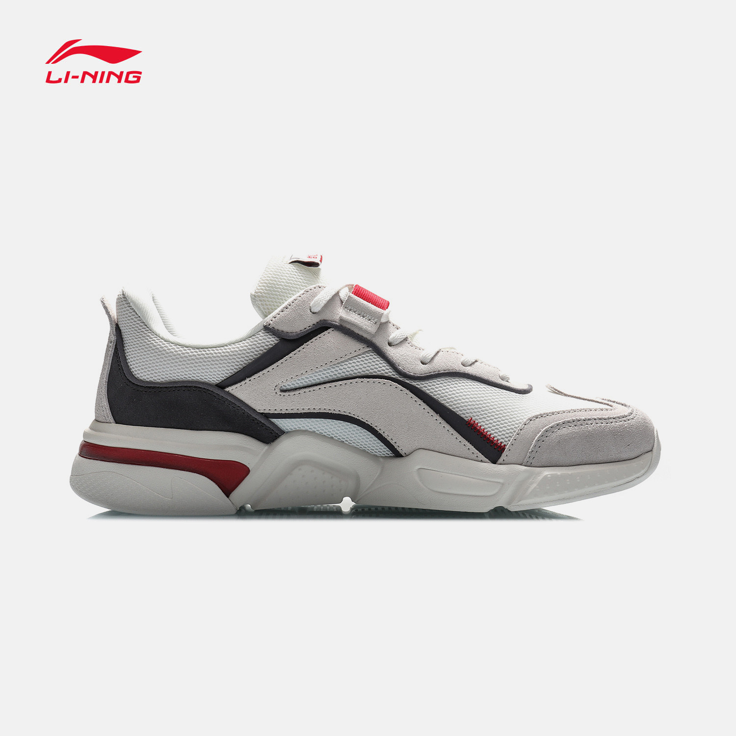 李宁休闲鞋男鞋2021新款烛龙经典时尚男士低帮运动休闲鞋