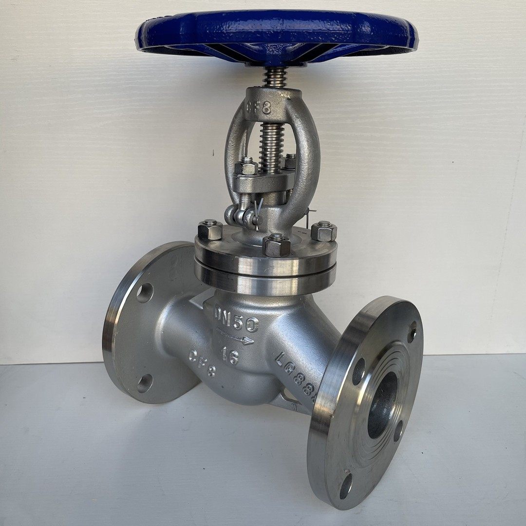 不锈钢截止阀316l法兰j41w16p蒸汽阀门dn40截止阀