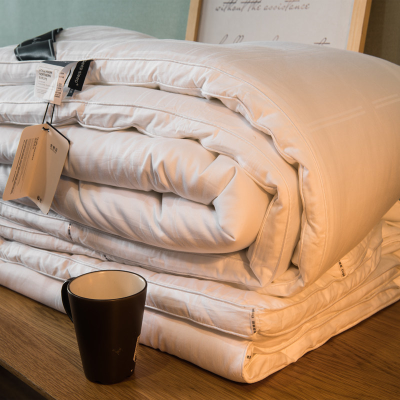 外贸出口五星酒店被子空调纯棉春秋冬季加厚保暖化纤被