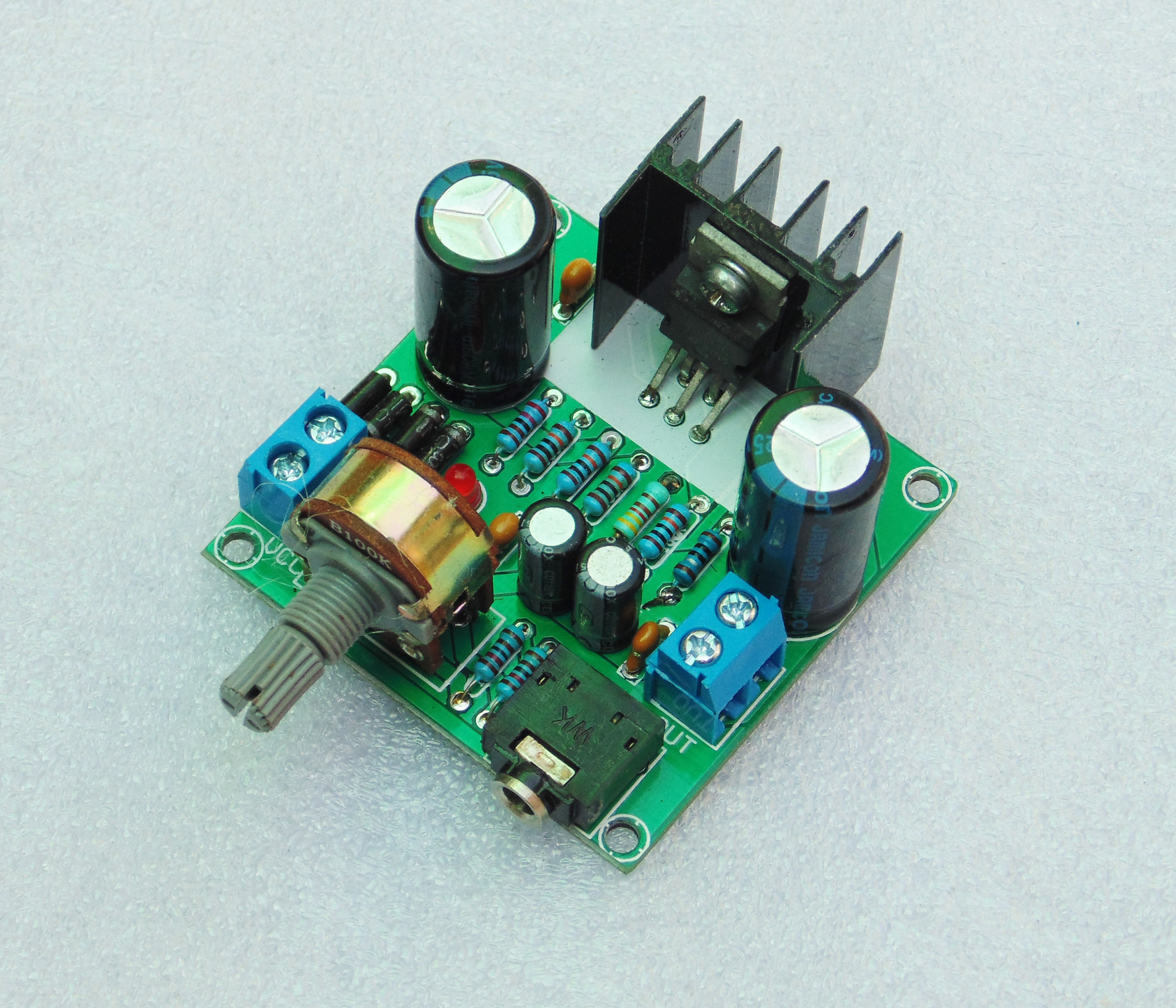 原装单电源电瓶直流12v电源功放拆机10w声道功放板