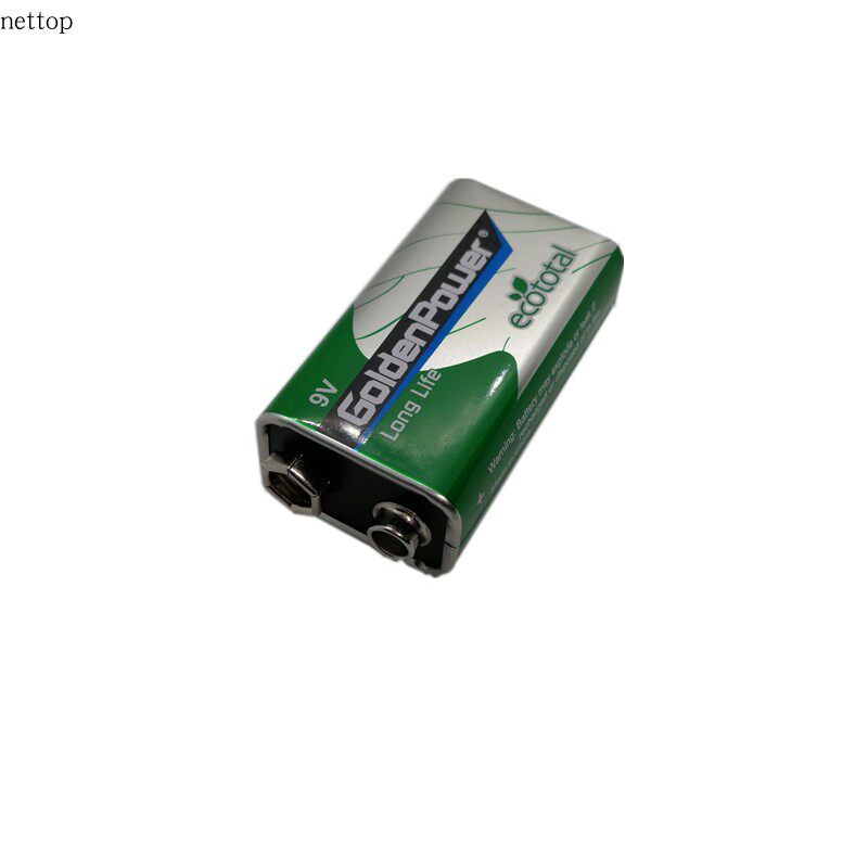 glodenpower金力9v电池6f22碳性10粒烟雾报警器万用表遥控车清仓