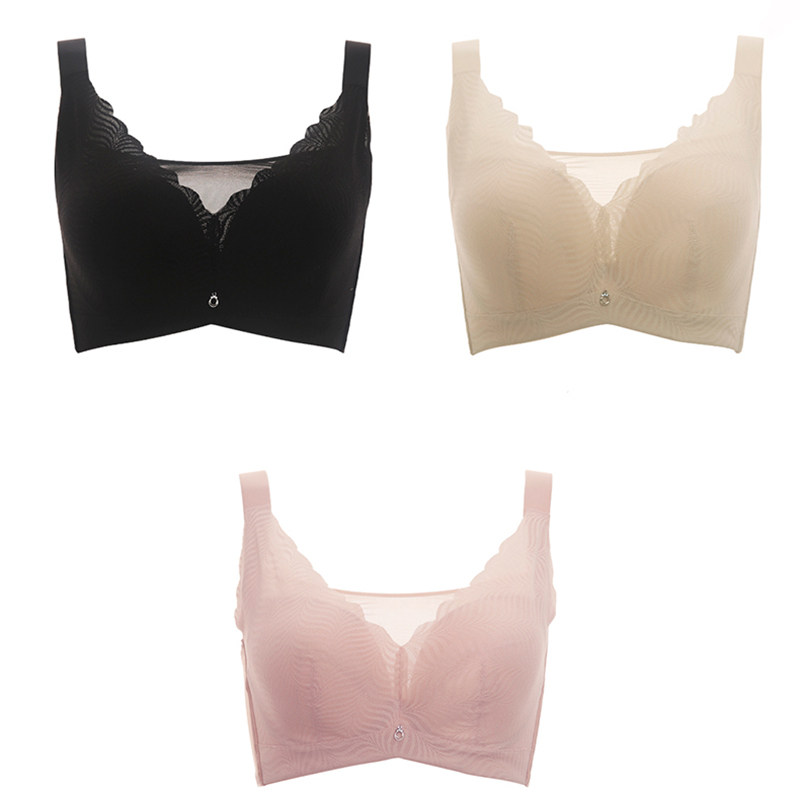 诗曼芬内衣s13214大胸显小薄款定型胸罩大码钢圈文胸