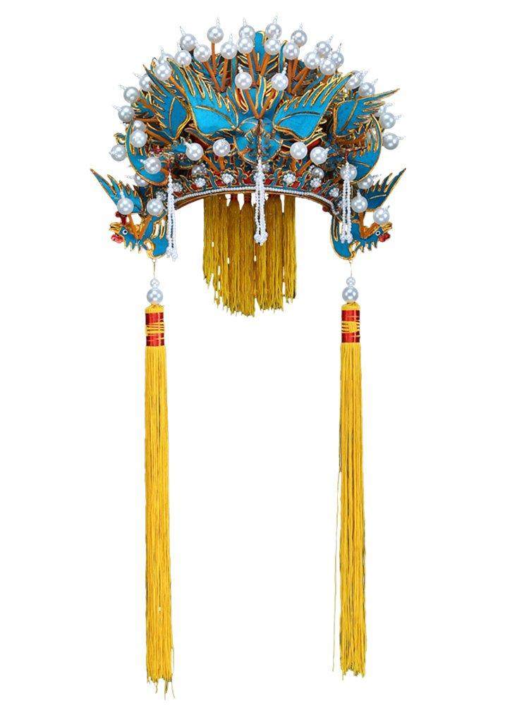 帽子老旦京剧豫剧古装演出道具戏曲盔头凤冠民族服装