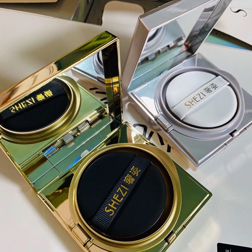 奢姿美人鱼气垫bb霜遮瑕控保湿持久不脱网红气垫