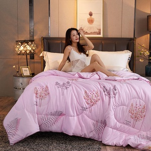 全棉蚕丝被桑蚕丝被春秋被加厚冬被双人保暖被芯空调被子8