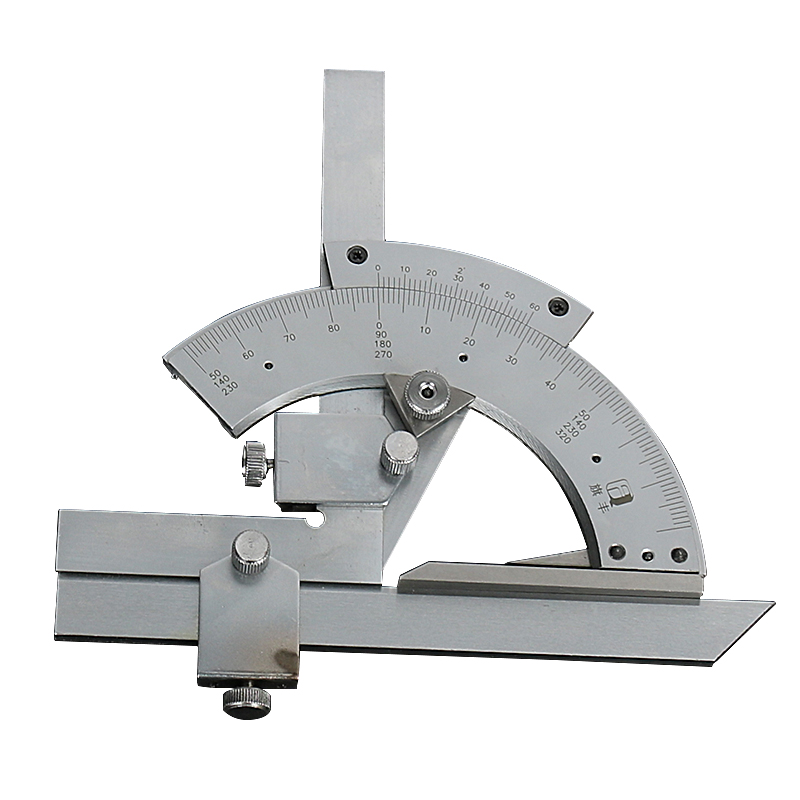 高精度万能角度度尺320度多功能工业量角器万向异形角尺