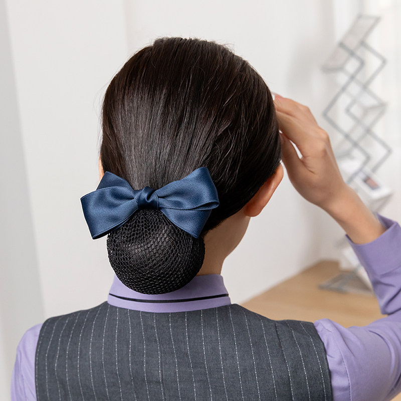 职业头花女护士发网网兜空姐盘发发夹酒店医院发饰