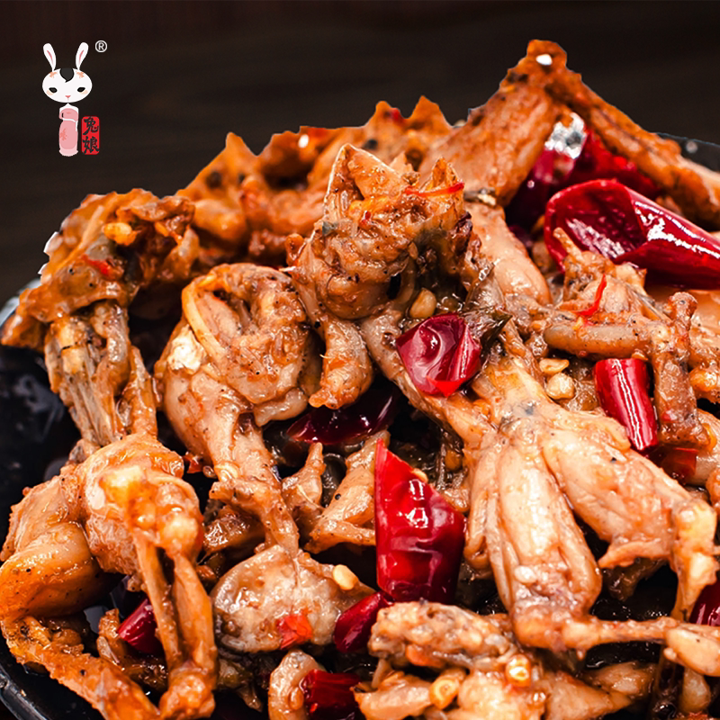 兔娘冷吃青蛙肉跳跳克猫儿正宗四川自贡特产即食鱼零食