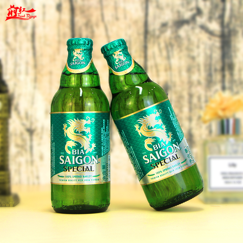 啤酒越南原装进口saigon西贡精品酒精大麦拉格330ml啤酒