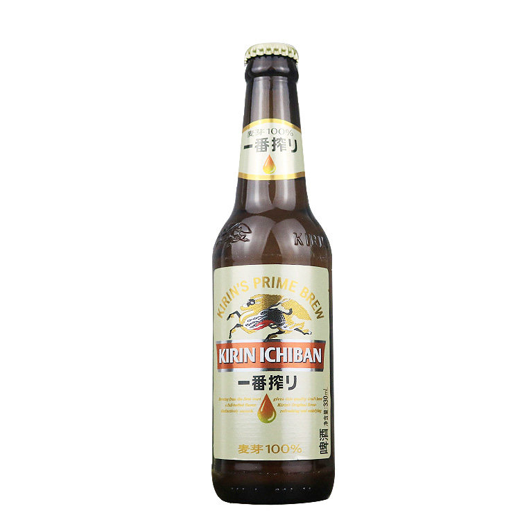 kirin beer麒麟啤酒 330ml*24小瓶麒麟一番榨啤酒