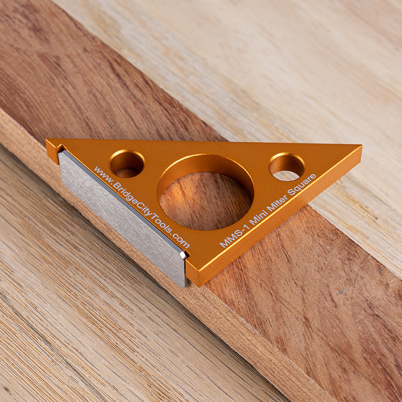 bridgecitymms1迷你角度精巧角规木工工具直角尺量规