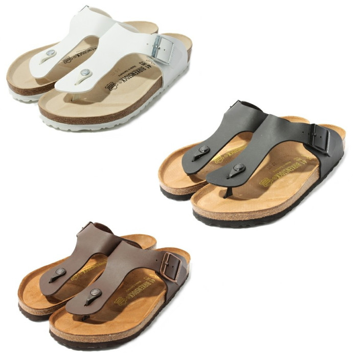 香港正品birkenstock贝肯鞋gizeh/ramses人字男女拖鞋德国产