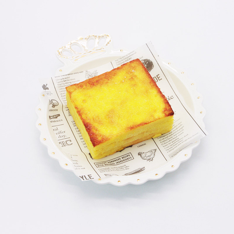 正方形烘焙油纸便当盒垫垫盘面包包装纸锡纸