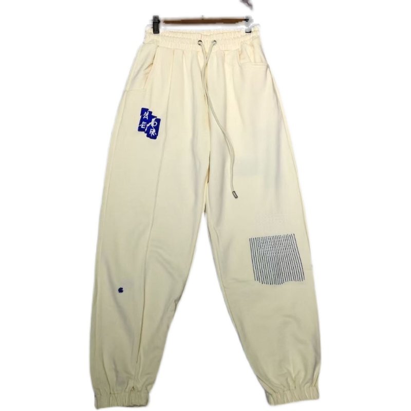 ae韩国adererror卫裤百搭宽松街头撞色字母卫裤