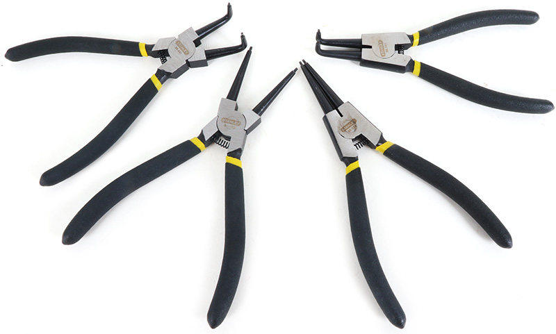 套装史丹利4件卡簧内外外卡簧钳挡圈钳工工具挡圈