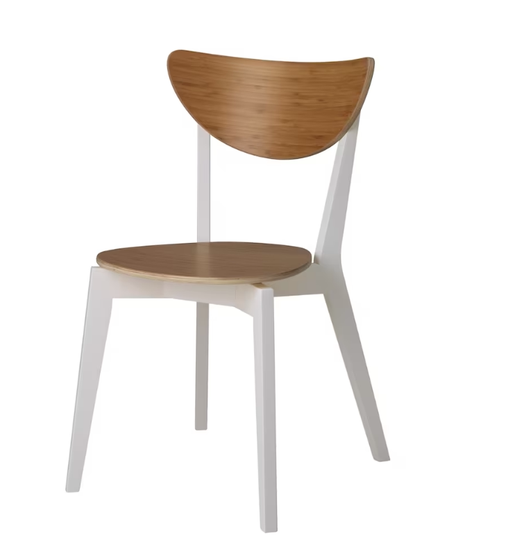 宜家家居ikea诺米米拉椅子餐椅座椅白色桦木国内餐椅