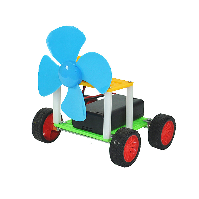 宏山玩具风力小车空气动力车小学生科技制作创意科学实验