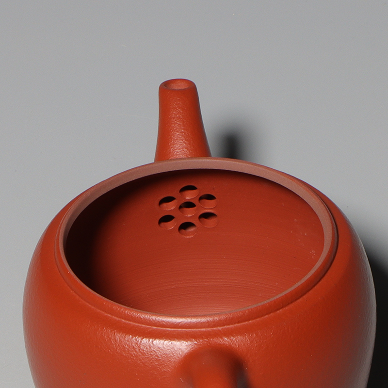 沁心心源台湾手拉壶名家许进财朱泥壶150240ml茶壶