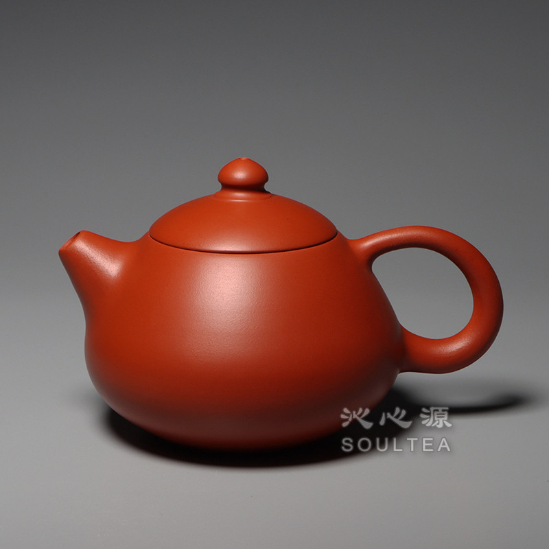 沁心源台湾杨文吉紫砂壶朱泥壶手拉壶160ml210ml