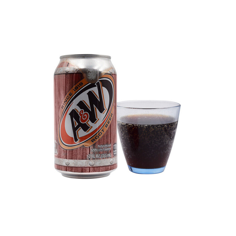 美国北京24罐355nl树根原味aw乐露熊乐露艾德碳酸饮料