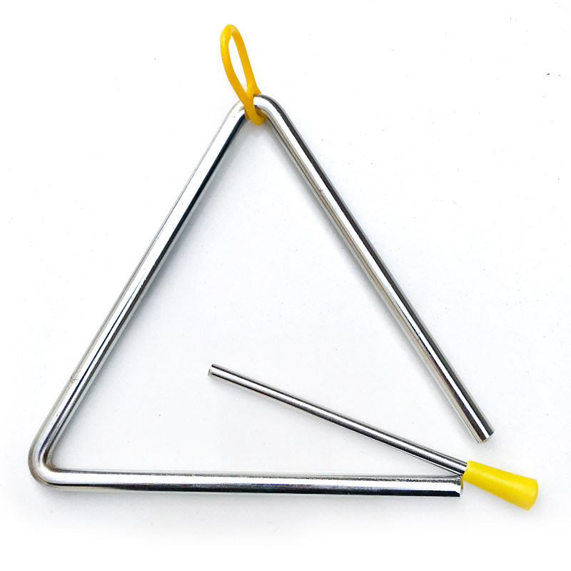 奇美早教学生幼儿园幼儿打击乐器儿童三角6寸六寸打击乐器