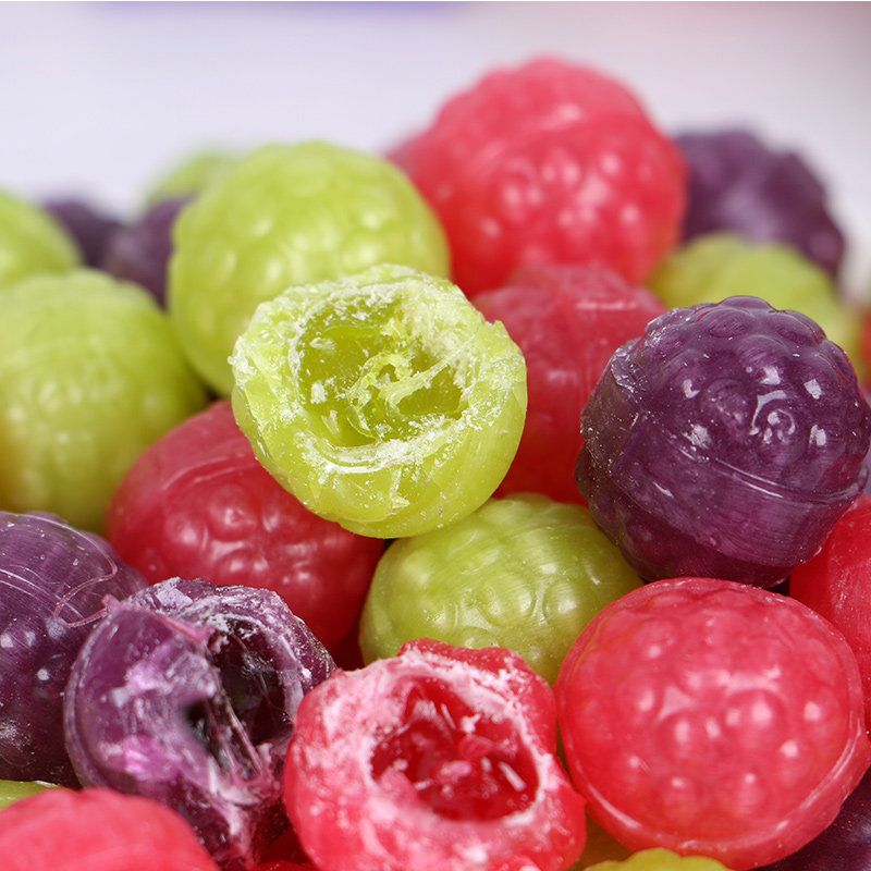 包邮俄罗斯进口水果糖果酱夹心酸酸果味硬糖喜糖传统糖果