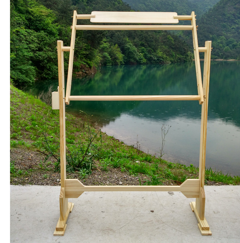 十字绣可调绣架中号架子家用实木花架子绣架