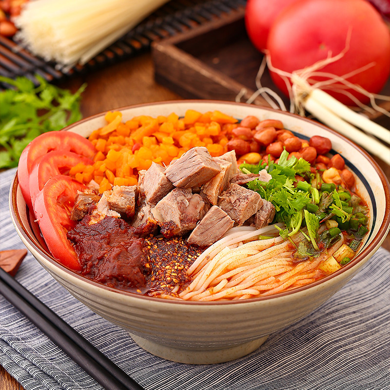 米线溜溜食客徐州牛腩正宗面线骨汤粉丝速食螺蛳粉