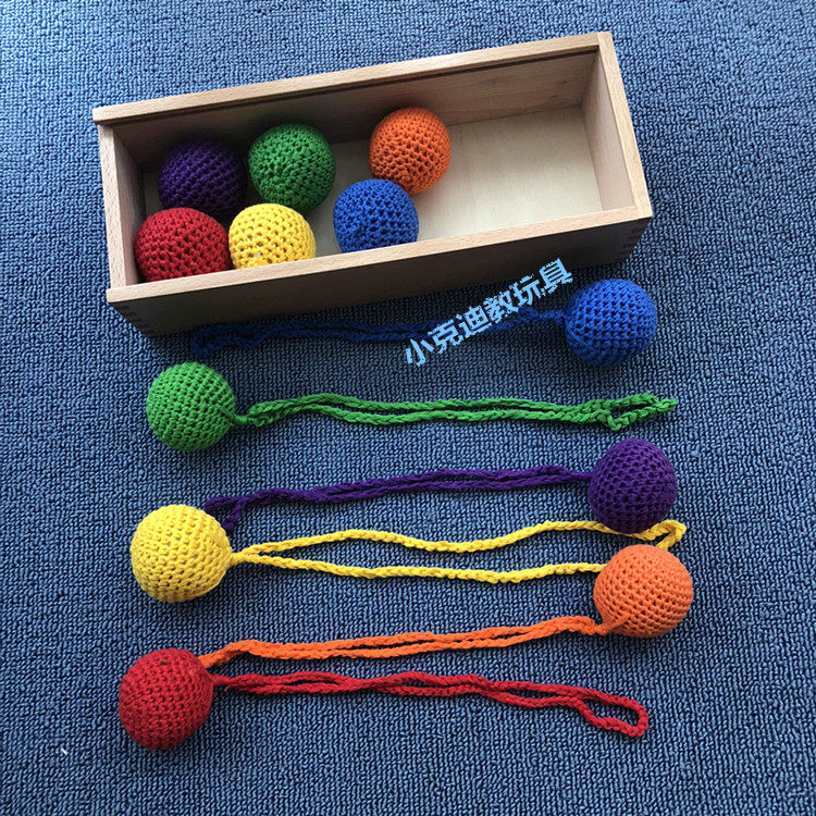 教具福禄贝尔恩物gabe1福氏教学幼儿认识颜色幼儿园早教教具