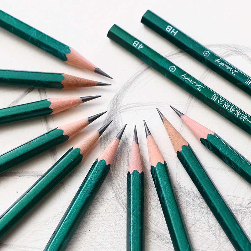 铅笔周末文具正品中华华牌经典学生绘图素描铅笔