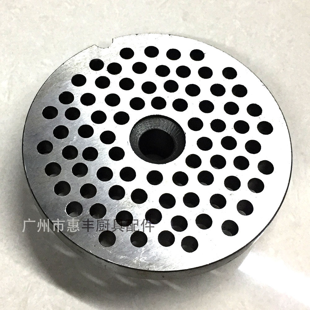 恒联tj12绞肉机孔板出肉篦子刀盘圆板不锈钢绞肉机