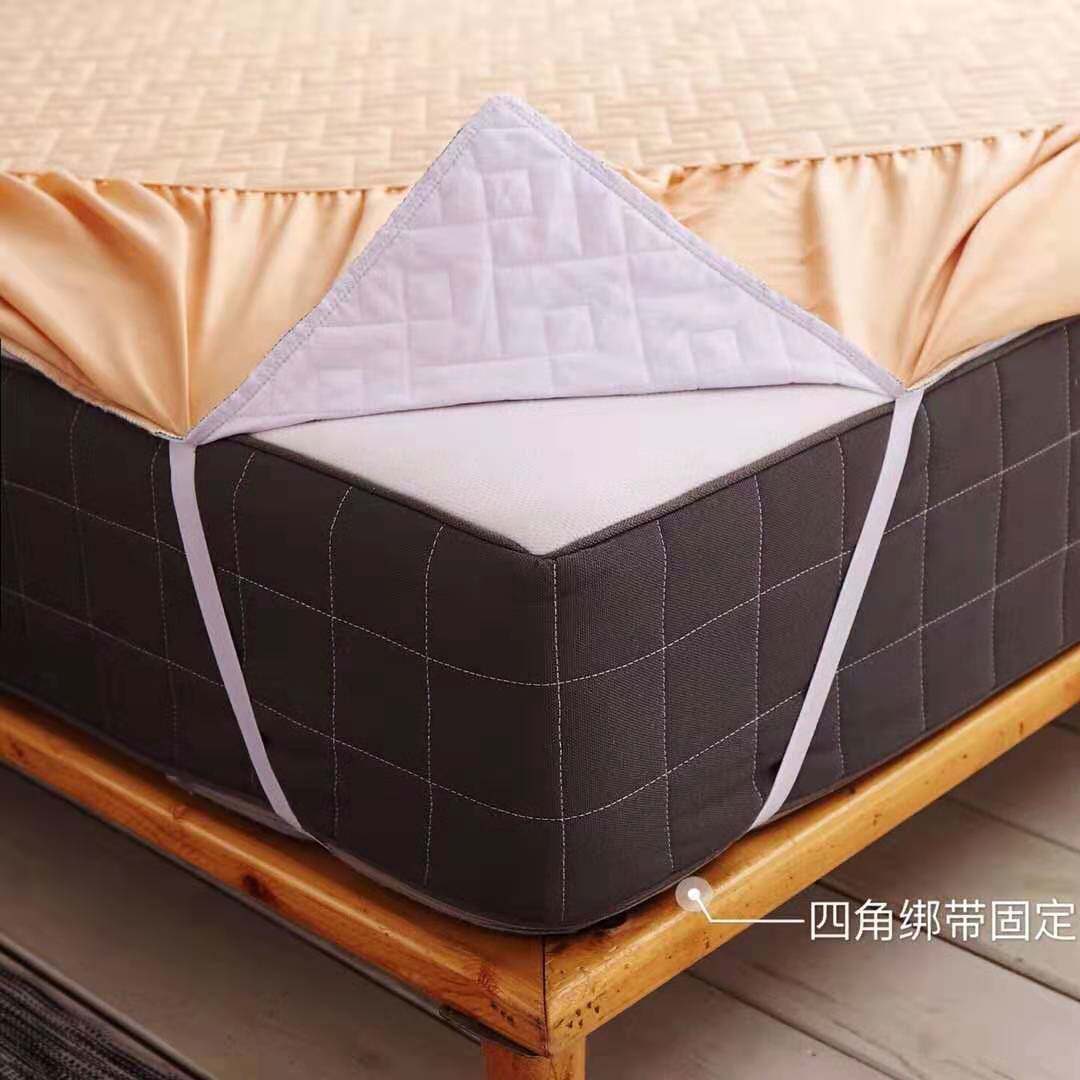 纯棉布床保护套床罩抑菌床套防滑床垫四季用家床笠
